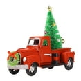 thumbnail image 1 of Holidays Red Car Decoration Christmas Truck Decor for Table Friends Families B, 1 of 8