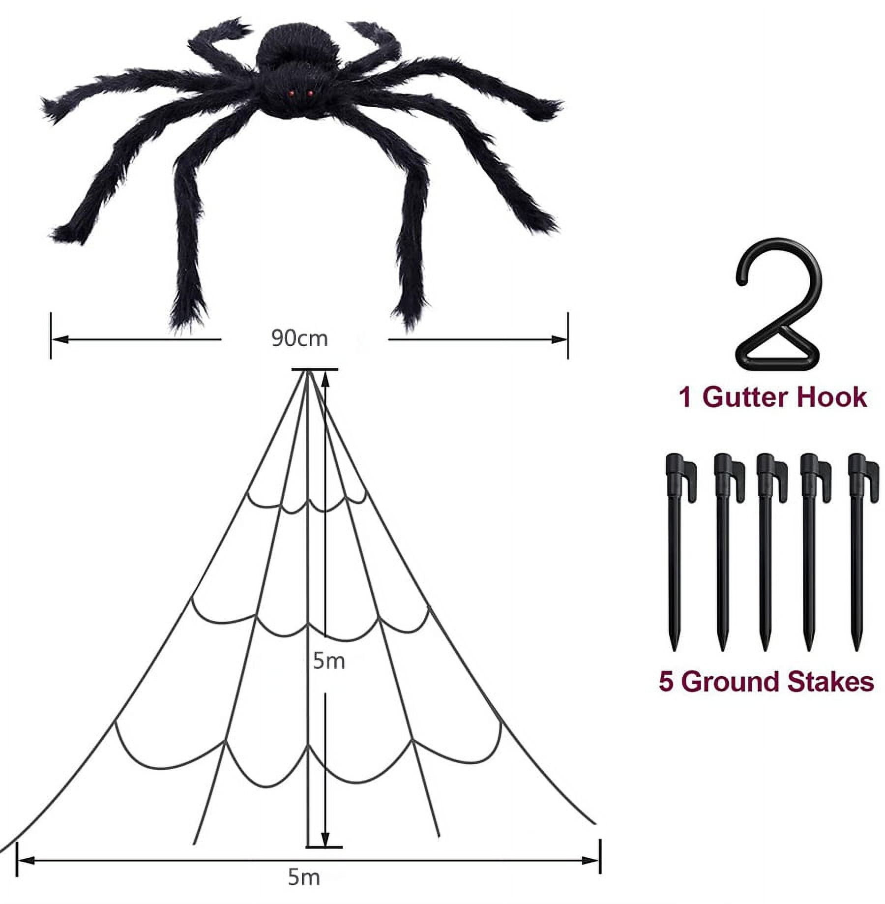 Holidy Party Supply Spider  Decorations 5M Giant Triangular With