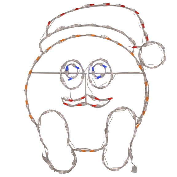 CC Christmas Decor LED Lighted Santa with Boots Outdoor Christmas Decoration - 30"