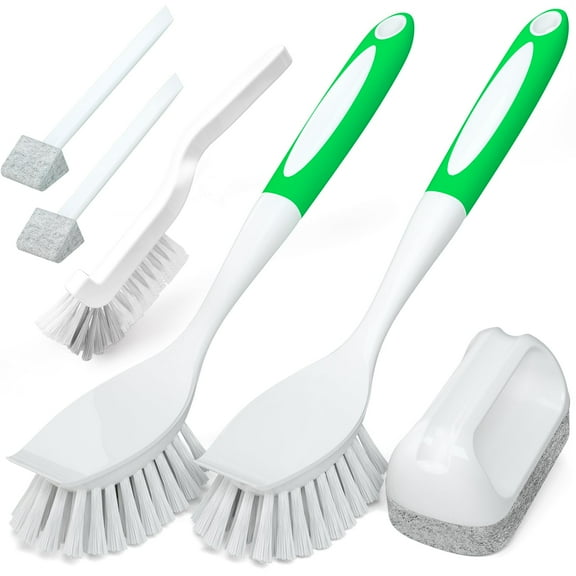 Holikme 5Pack Kitchen Cleaning CCF19 Brush, Green