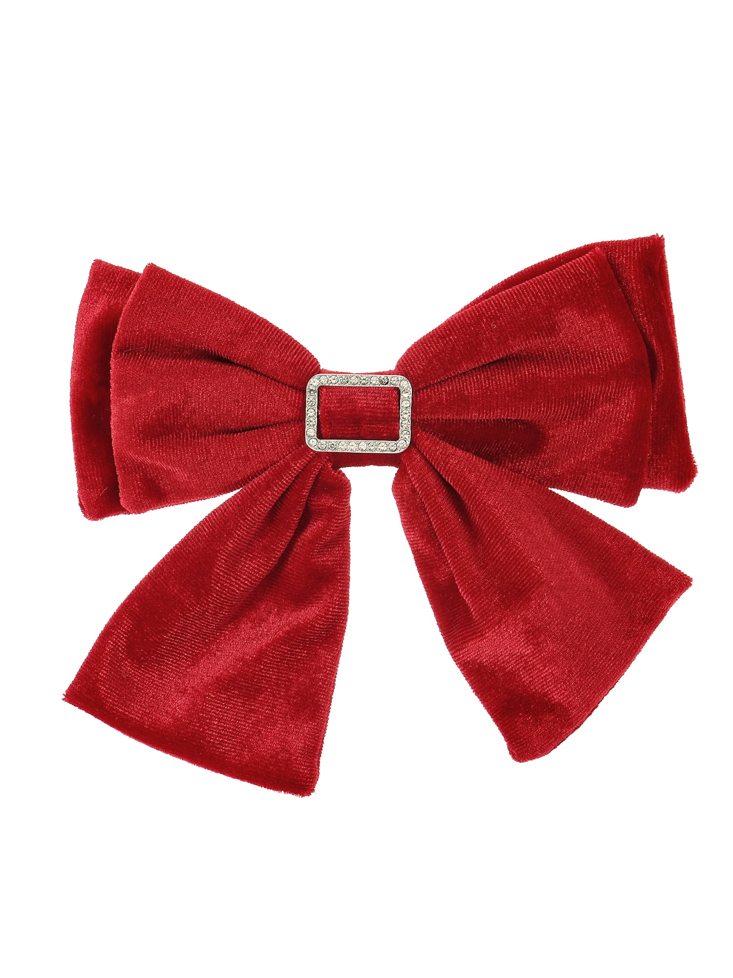 Holilday Time Red Velvet Hair Bow, 1 Piece