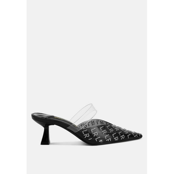 Holin Pointed Toe Kitten Heels