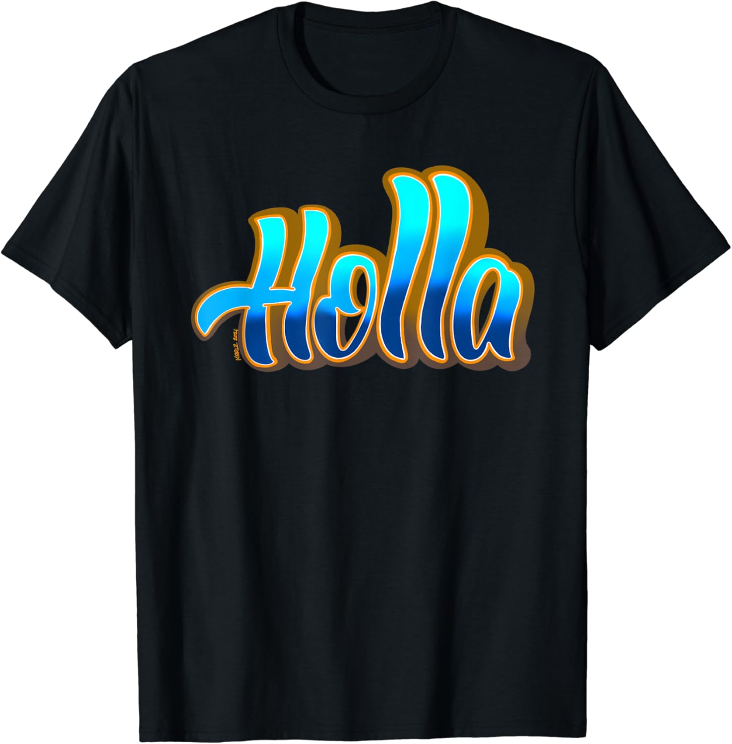 “Holla” Graffiti-Style T-Shirt