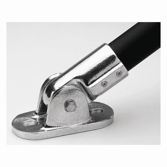 Structural Pipe Fitting, Adjustable Flange, Base Flange, Aluminum, 1.5 in Pipe Size