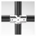 thumbnail image 1 of Structural Pipe Fitting, Cross, Aluminum, 1 in Pipe Size, 32510 lb Tensile Strength 7E-6, 1 of 1