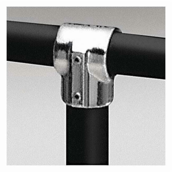 1 1/4 in Tee Structural Pipe Fitting, Aluminum, 32510 lb Tensile Strength, 1.68 in Dia.