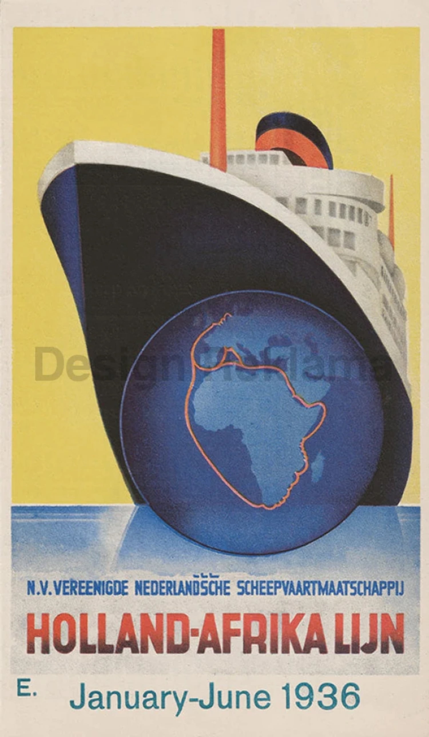 Plakat hamburg amerika linie -Fotos und -Bildmaterial in hoher
