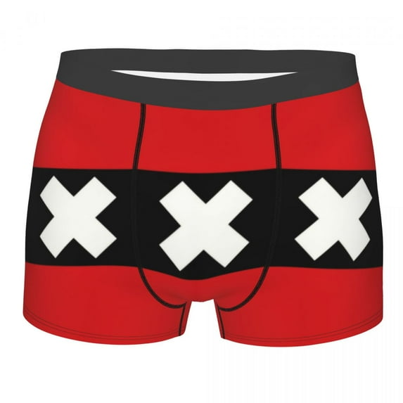 Holland Amsterdam Flag Underwear Men Stretch Netherlands Boxer Briefs Shorts Panties Soft Underpants For Male