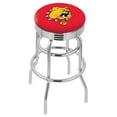 thumbnail image 1 of Holland Bar Stool  25 in. Ferris State Bar Stool with Bulldogs Logo Swivel Seat, 1 of 2