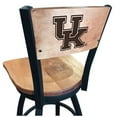 thumbnail image 1 of Holland Bar Stool  25 in. L038 - Black Wrinkle Kentucky UK Swivel Bar Stool with Laser Engraved Back - Black - 25in., 1 of 3