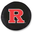 thumbnail image 1 of NCAA Tire Cover by Holland Bar Stool - Rutgers, Black - 31.25'' x 12'', 1 of 2