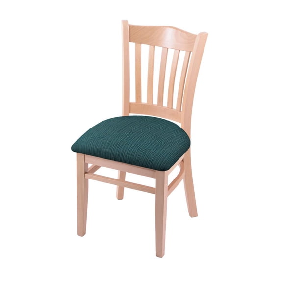 Holland Bar Stool 3120 18" Chair with Natural Finish and Graph Tidal Seat