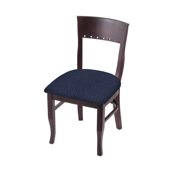Holland Bar Stool 3160 18" Chair with Dark Cherry Finish and Graph Anchor Seat
