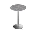 thumbnail image 1 of Indoor/Outdoor 36" Tall OD214 Stainless Steel Table Base with 22" Diameter Foot and 36" Diameter Indoor/Outdoor Greystone Top by the Holland Bar Stool Co., 1 of 4