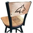 thumbnail image 1 of Holland Bar Stool  36 in. L038 - Black Wrinkle Montana State Swivel Bar Stool with Laser Engraved Back, 1 of 3