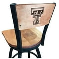 thumbnail image 1 of Holland Bar Stool  36 in. L038 - Black Wrinkle Texas Tech Swivel Bar Stool with Laser Engraved Back - Black - 36in., 1 of 2