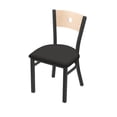 thumbnail image 1 of 630 Voltaire 18" Chair with Pewter Finish, Natural Back, and Canter Iron Seat, 1 of 2