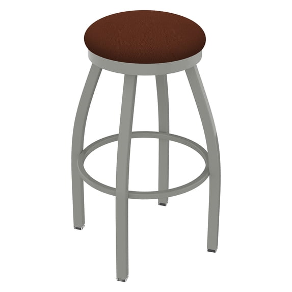 Holland Bar Stool Co Misha 30 in. Backless Swivel Bar Stool with Faux Leather Seat