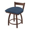 thumbnail image 1 of 821 Catalina 18-inch Low Back Swivel Vanity Stool with Bronze Finish and Rein Bay Seat, 1 of 2