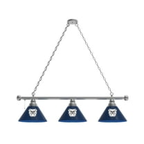 Butler University 3 Shade Billiard Light with Chrome FIxture