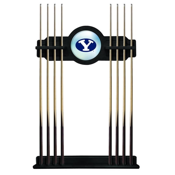 Holland Bar Stool Brigham Young Cue Rack in Black Finish