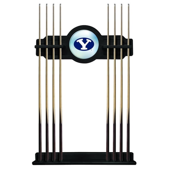 Holland Bar Stool Brigham Young Cue Rack in Black Finish