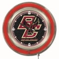 thumbnail image 1 of Boston College Eagles 15" Neon Clock, 1 of 3