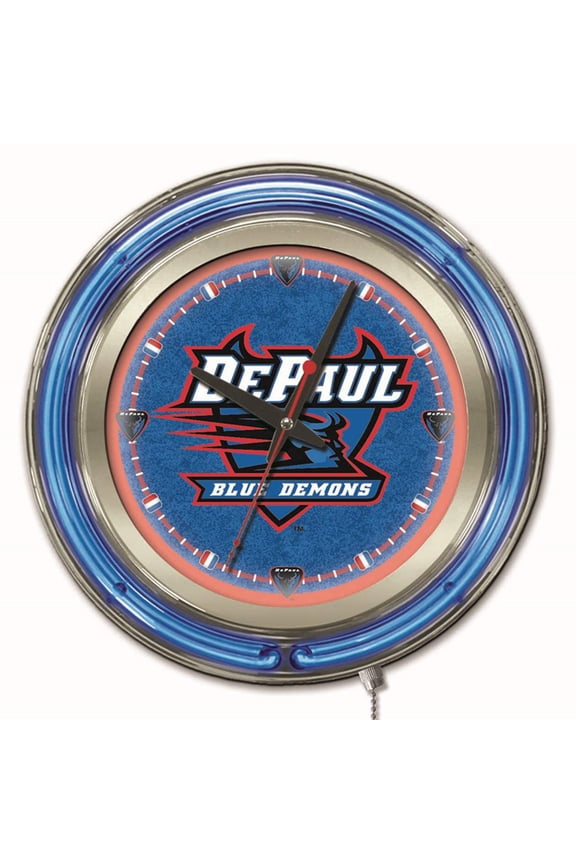 DePaul Blue Demons 15" Neon Clock