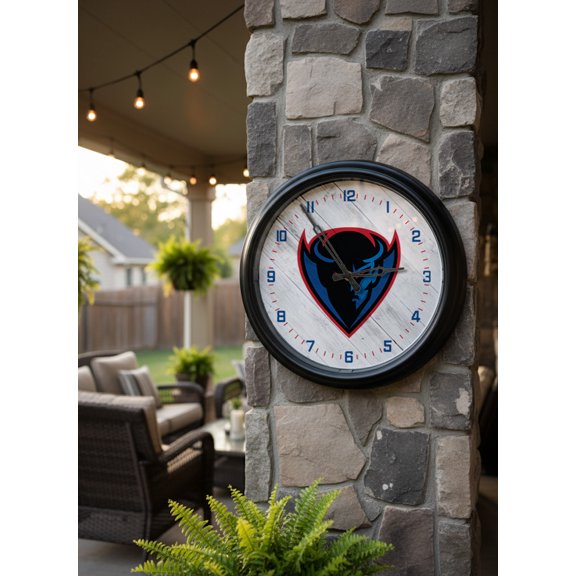 DePaul University Indoor/Outdoor LED Wall Clock