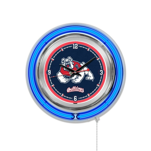 Fresno State Bulldogs 15" Neon Clock