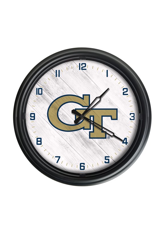 Georgia Tech Indoor/Outdoor LED Wall Clock