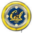 thumbnail image 1 of University of California 15" Double Neon Wall Clock, 1 of 3
