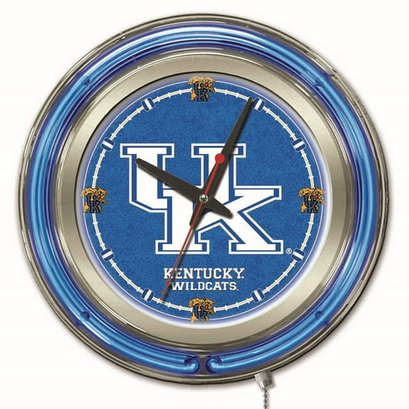 University of Kentucky (UK) 15" Double Neon Wall Clock