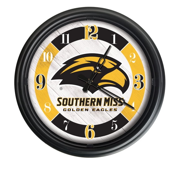 University of Southern Mississippi Indoor/Outdoor LED Wall Clock