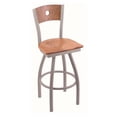 thumbnail image 1 of Holland Bar Stool Co Voltaire 30 in. Swivel Bar Stool with Wood Seat, 1 of 2