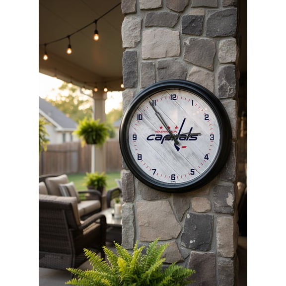 Washington Capitals Indoor/Outdoor LED Wall Clock
