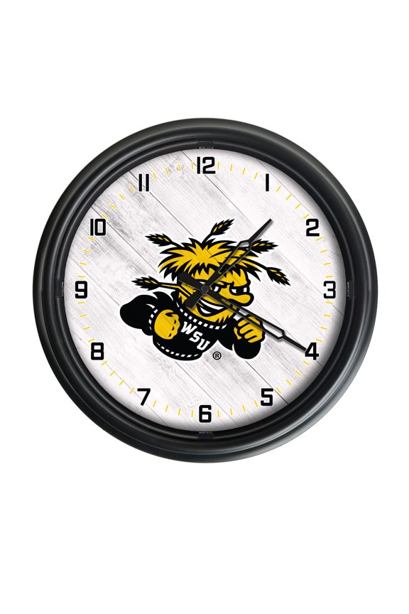 Wichita State University Indoor/Outdoor LED Wall Clock