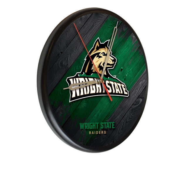 Wright State Raiders 13'' Team Printed Wood Clock