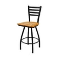 thumbnail image 1 of Holland Jackie XL 30" Bar Stool - Bronze/Medium Oak Seat, 1 of 2