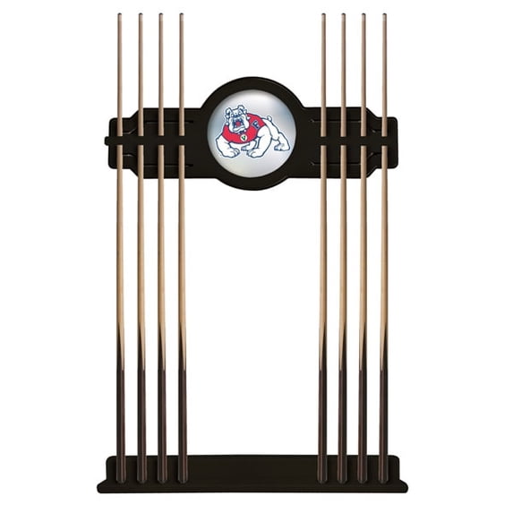 Fresno State Bulldogs Eight Stick Pool Cue Rack - Black