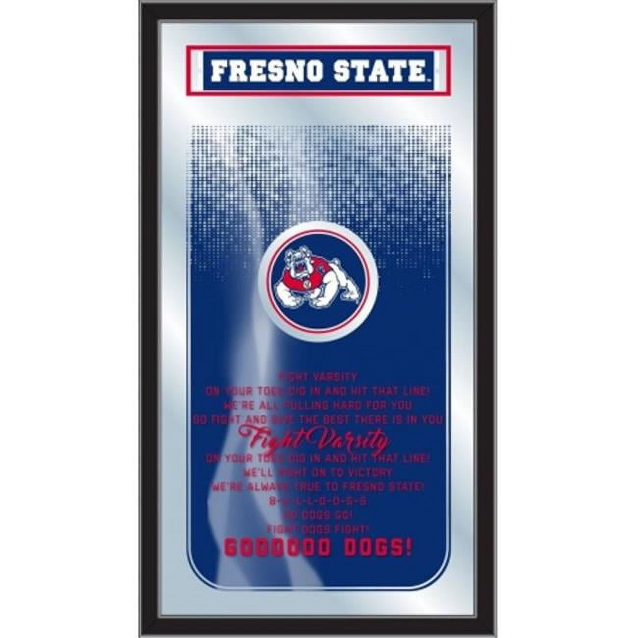 Holland Bar Stool Fresno State University 26" x 15" Fight Song Mirror