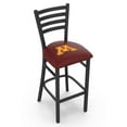 thumbnail image 1 of L004 - 25" Black Wrinkle Minnesota Stationary Counter Stool with Ladder Style Back by Holland Bar Stool Co., 1 of 2