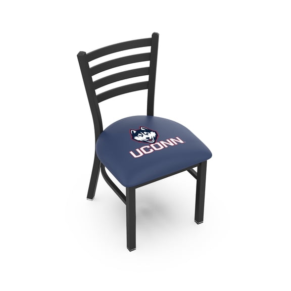 Holland Bar Stool L00418ConnUn 18 in. Connecticut Chair with Huskies Logo