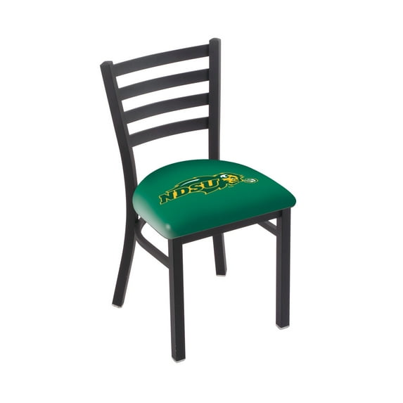 Holland Bar Stool L00418NDakSt-G 18 in. North Dakota State Chair with Bison Green Logo