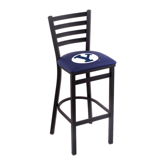 Holland Bar Stool L00425BrigYn 25 in. Brigham Young Counter Stool with Cougars Logo