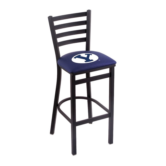 Holland Bar Stool L00425BrigYn 25 in. Brigham Young Counter Stool with Cougars Logo