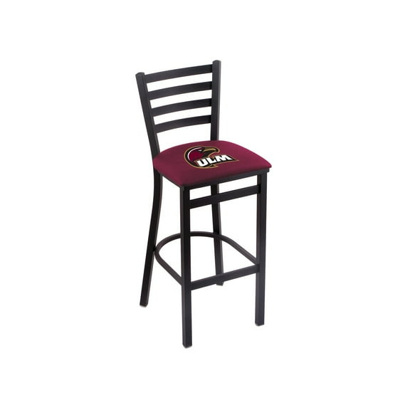 Holland Bar Stool L00425LA-Mon 25 in. Louisiana Monroe Counter Stool with Warhawks Logo
