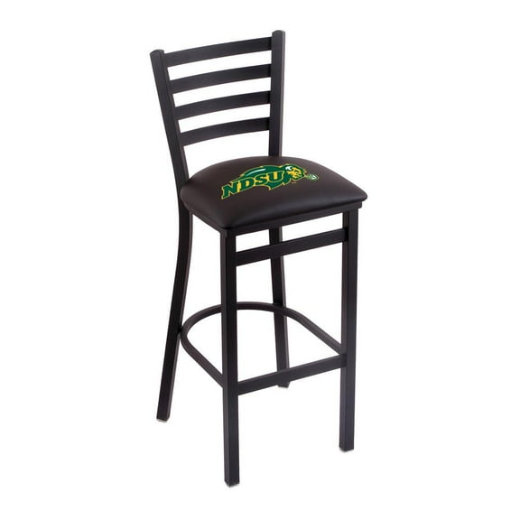 Holland Bar Stool L00425NDakSt-B 25 in. North Dakota State Counter Stool with Bison Black Logo
