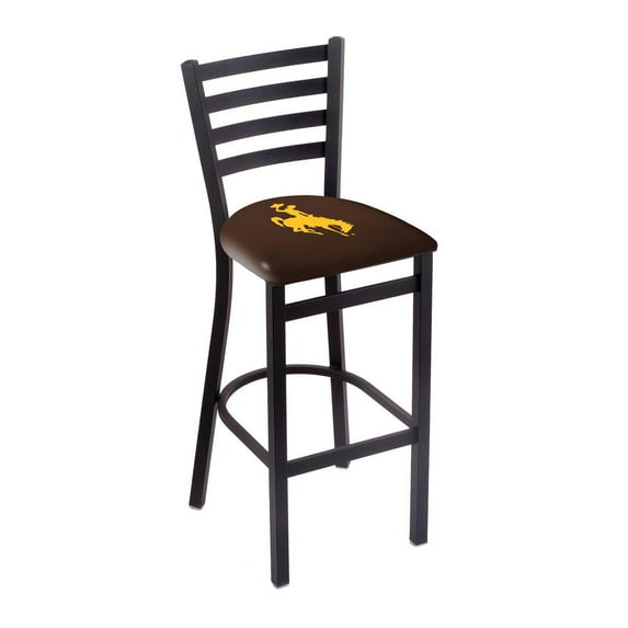 Holland Bar Stool L00425Wymng 25 in. Wyoming Counter Stool with Cowboys Logo