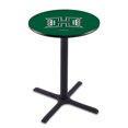 thumbnail image 1 of Holland Bar Stool L211 University of Hawaii 42' Tall - 36' Top Pub Table w/ Black Wrinkle Finish, 1 of 2